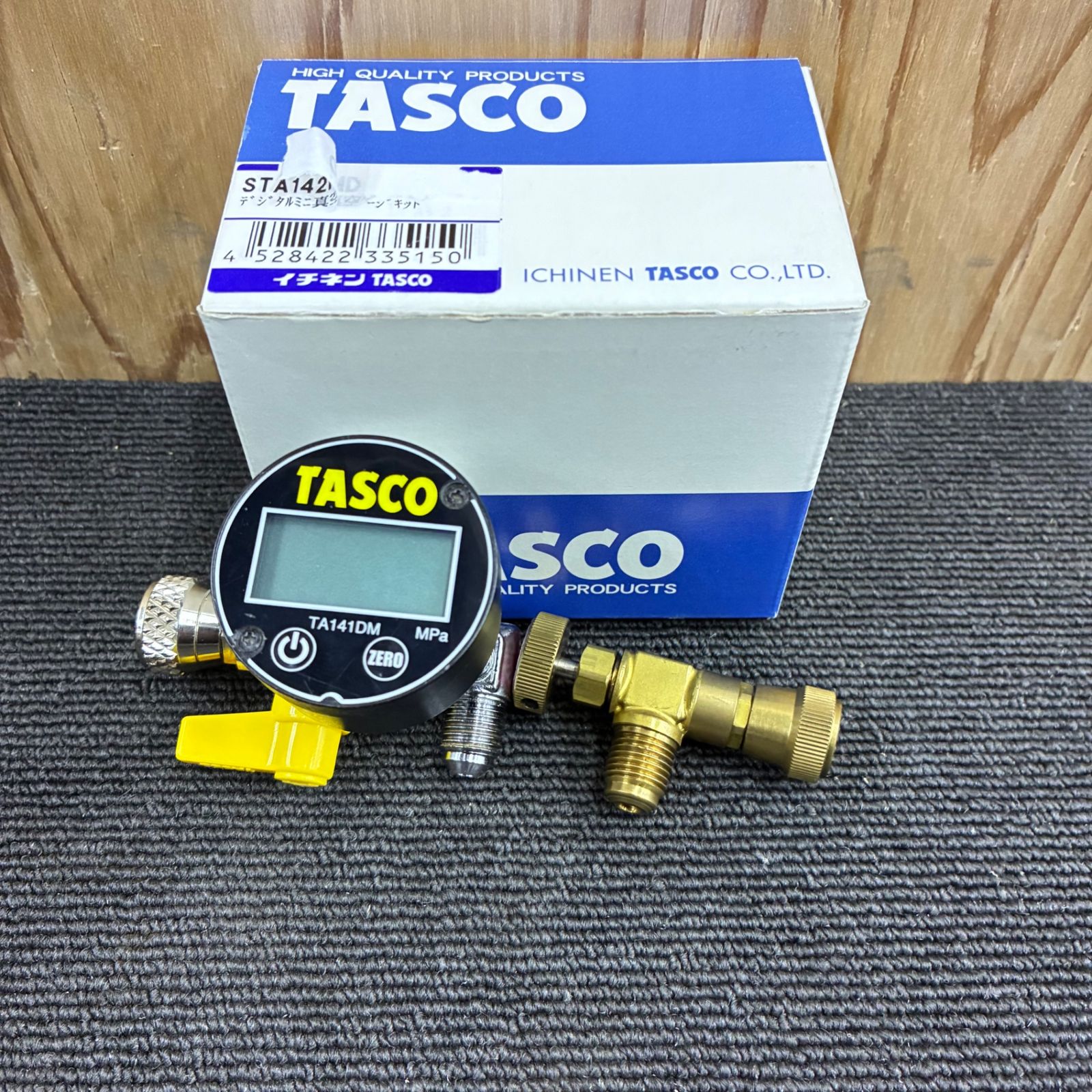 タスコ TASCO デジタルミニ真空ゲージキット 真空ポンプ