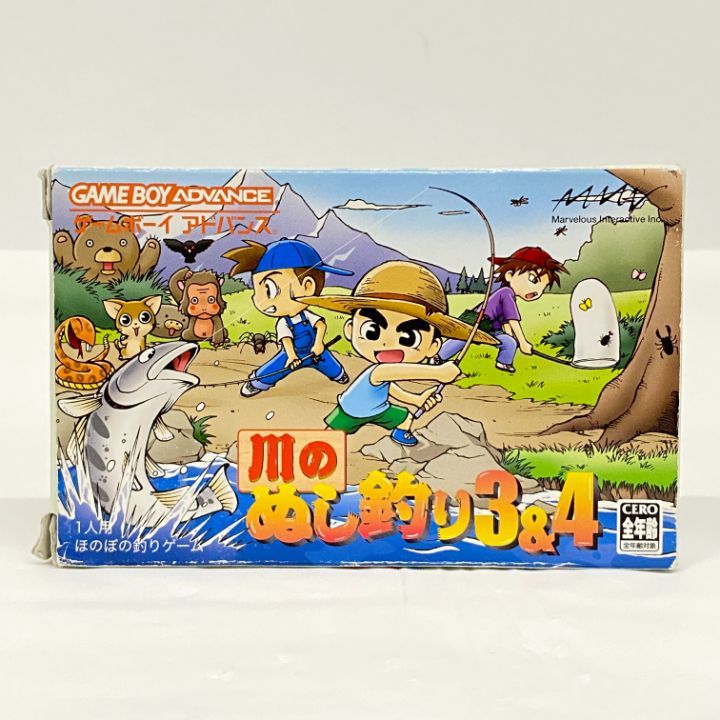 東店25 2852 2601 店舗併売 ゲームボーイアドバンス 川のぬし釣り 3 4 完品