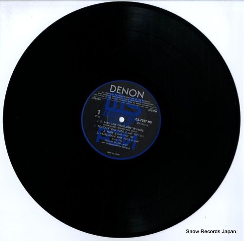 レコード】ヘルムート・リリング バッハ：オルガン名曲集 OX-7027-ND