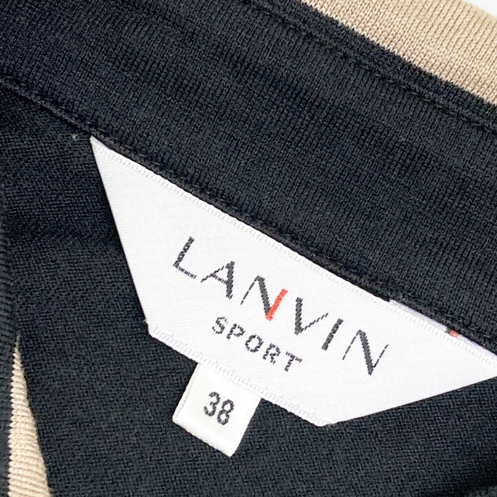 美品　ランバンスポール トップス　サイズ38 サイズ：38 LANVIN SPORT ランバン スポール 半袖ワンピース ボーダー