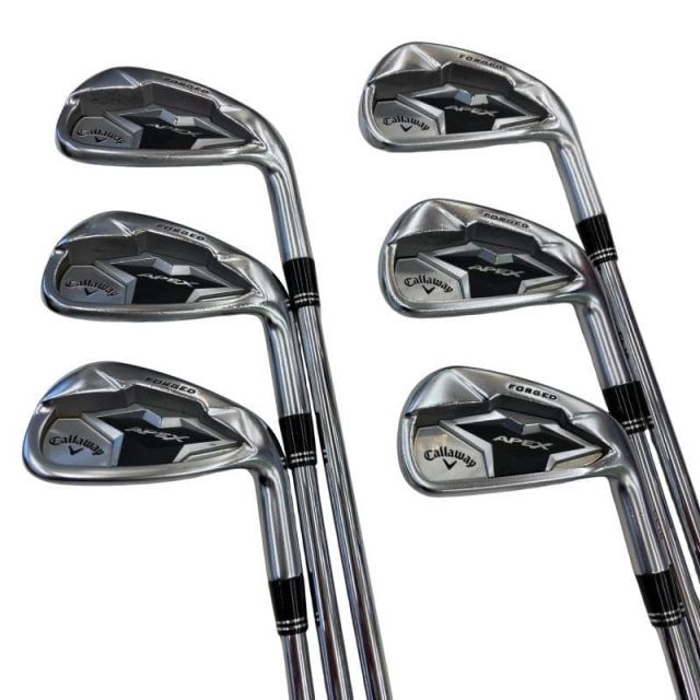 中古】 キャロウェイ APEX(2019) 6S アイアンセット IR リシャフト