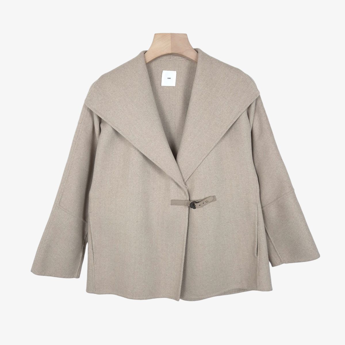 55 66 クホ ライト ベージュ ウール カシミア ジャケット