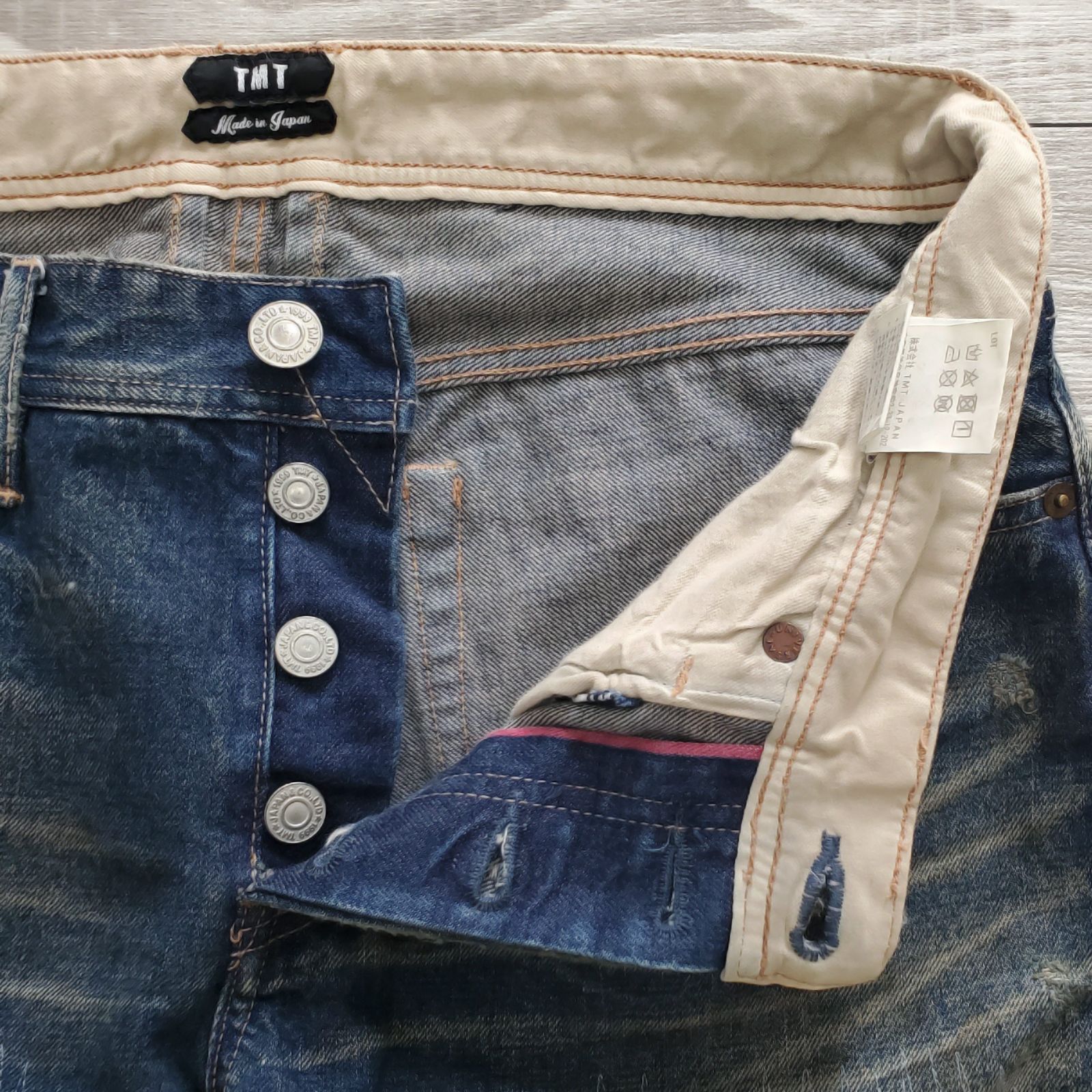 TMTティーエムティー□美品 2018年 日本製 限定生産 HQ DEERSKIN 