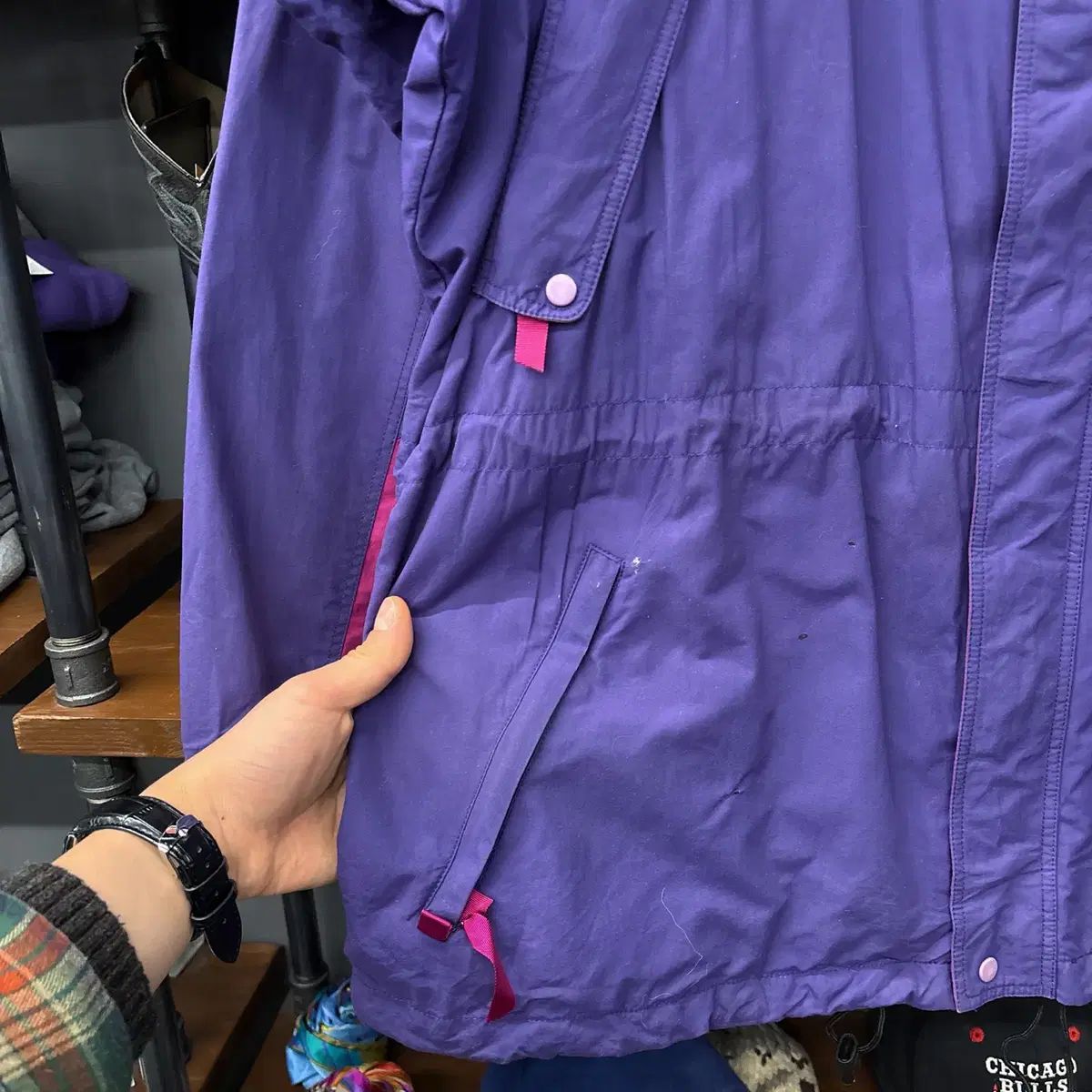 90s Patagonia パタゴニア シティレインコート XLサイズ パープル 90s Patagonia パタゴニア シティレインコート XLサイズ パープル