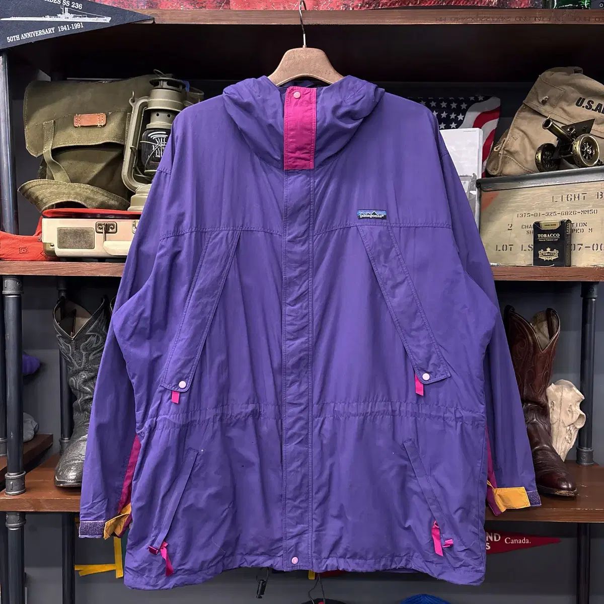 90s patagonia(パタゴニア) ナイロン マウンテン パーカ ガイド