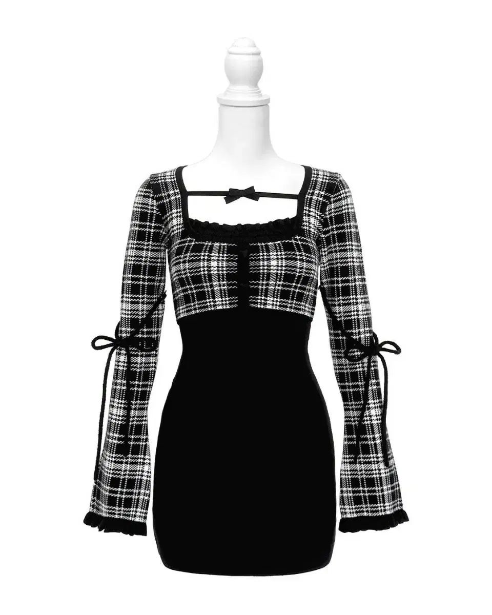 LOVE YOURSELF 承 Her ミュウ CHECK リー ribbon ドッキング ONE PIECE