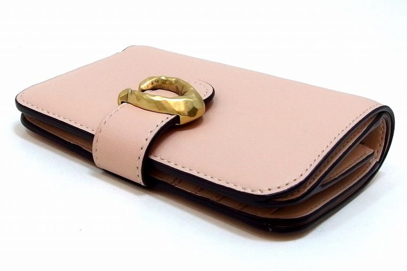 228969 COACH コーチ タビー ウォレット レザー財布 C金具 CCA 98 ベージュ