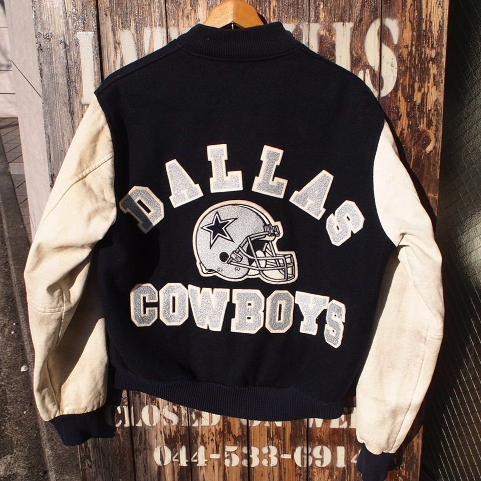⭐️ダラス・カウボーイズ スタジャン　Mサイズ　80sヴィンテージ ⭐️ダラス・カウボーイズ スタジャン Mサイズ 80sヴィンテージ