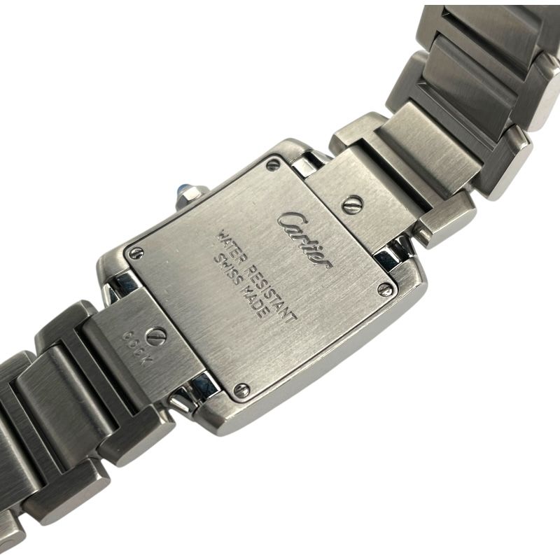 カルティエ Cartier タンクフランセーズ SM ホワイト SS クオーツ レディース 腕時計