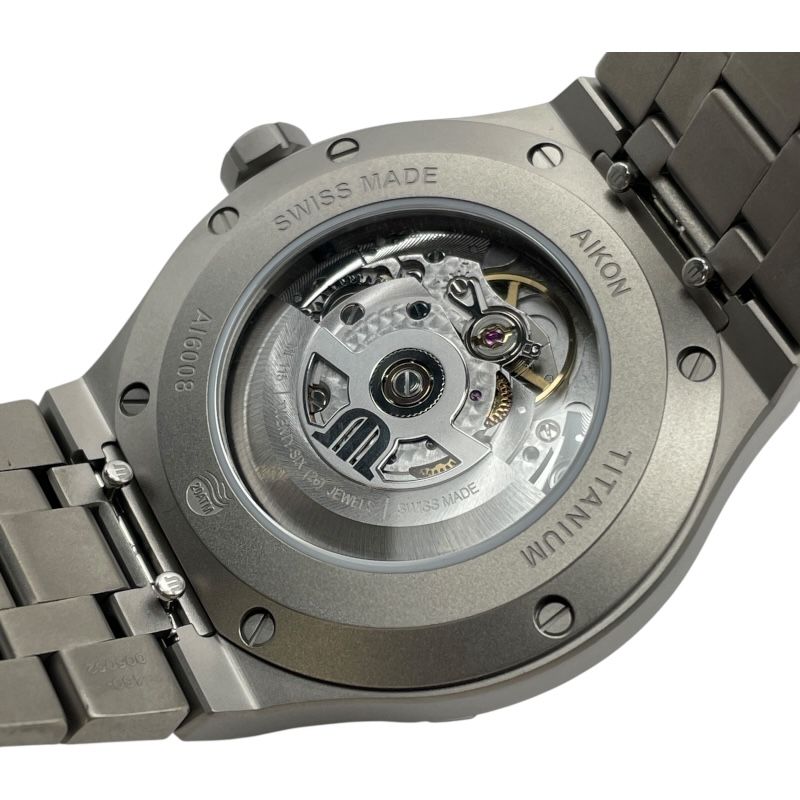 モーリス ラクロア MAURICE LACROIX アイコン オートマティック チタニウム AI 6008 TT 032 430 1 パープル チタン 自動巻き メンズ 腕時計