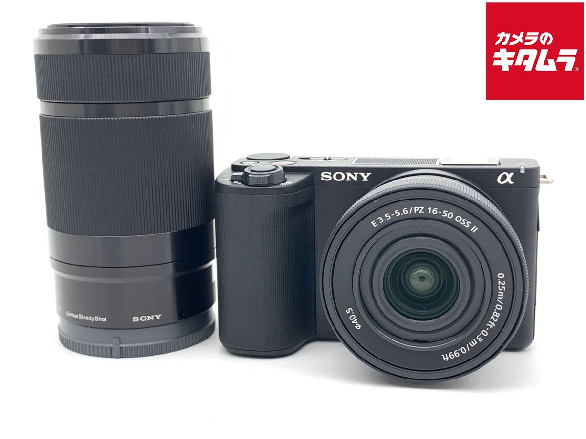 ソニー VLOGCAM ZV E 10 II ダブルズームレンズキット ブラック M 2 X B