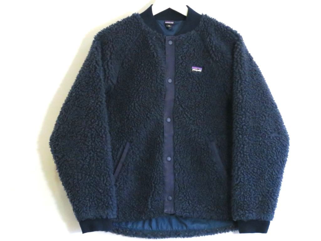 228096 Patagonia パタゴニア レトロX ボマー ジャケット ボア キッズ レデース XXL 65415 ネイビー