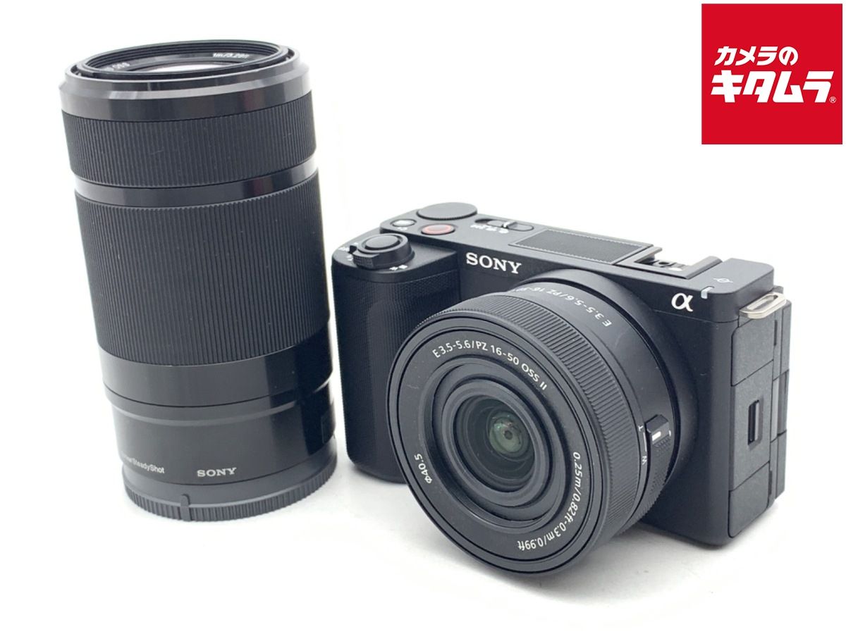 並品 ソニー VLOGCAM ZV E 10 II ダブルズームレンズキット ブラック M 2 X B