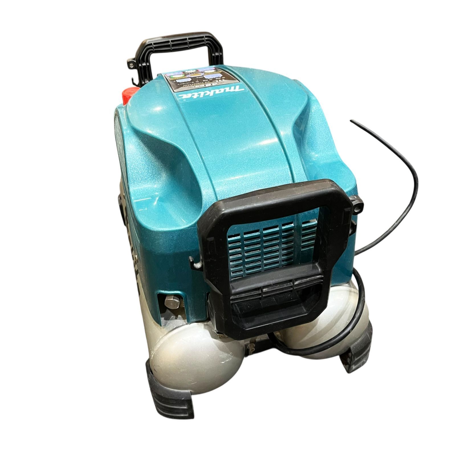  ◆Makita|マキタ●高圧 エアコンプレッサー タンク容量11 L ブルー 4口 中質 電動ノコギリ コンプレッサー エアーツール