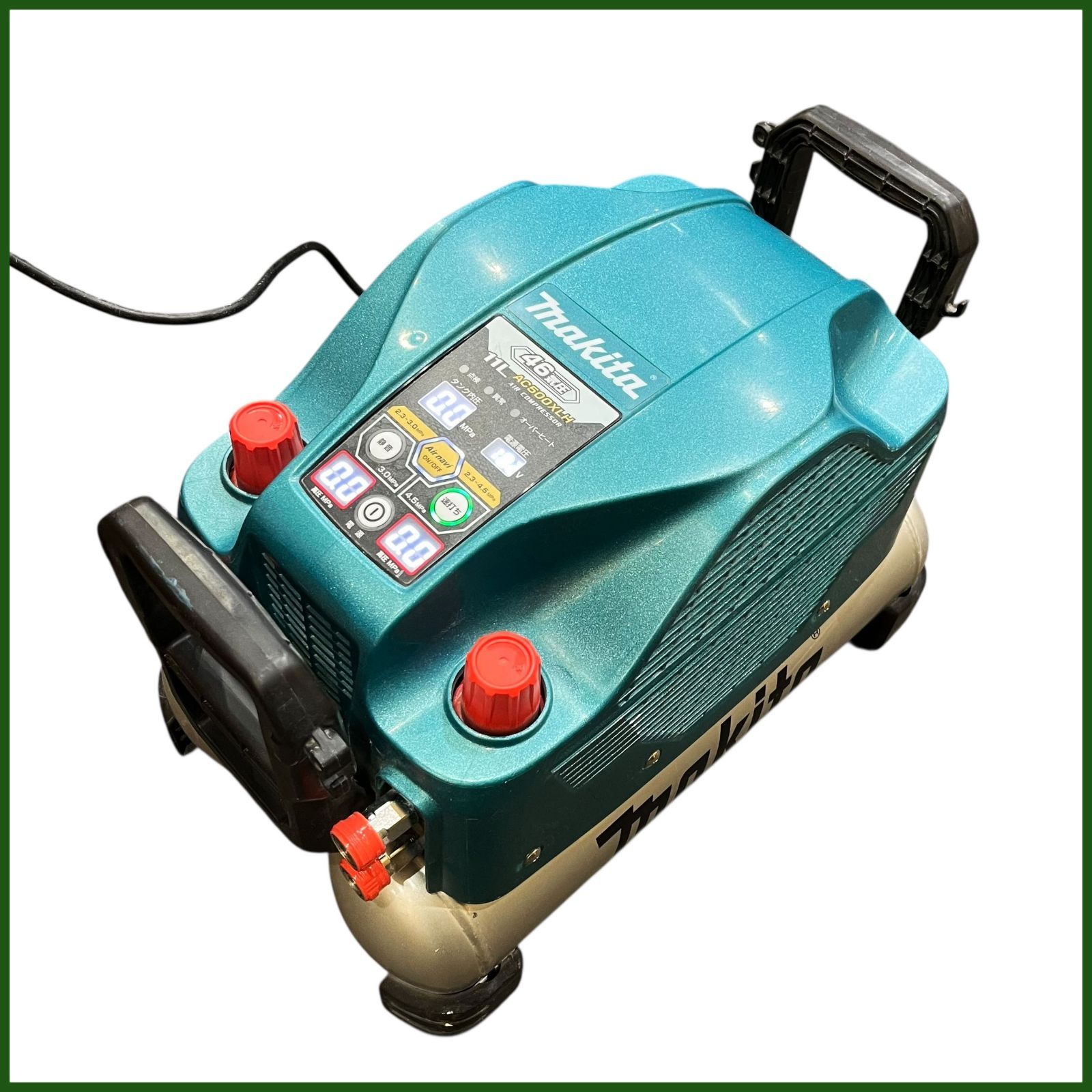 Makita マキタ●高圧 エアコンプレッサー タンク容量11 L ブルー 4口 中質