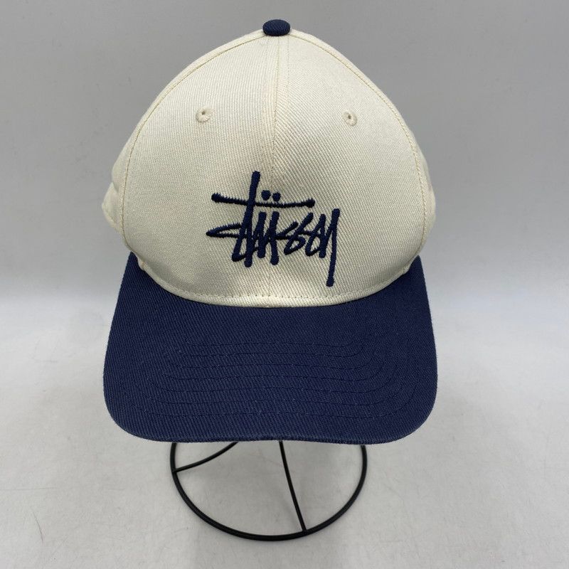 中古品】STUSSY ステューシー 2-TONE TEAM STRAPBACK 63721 キャップ