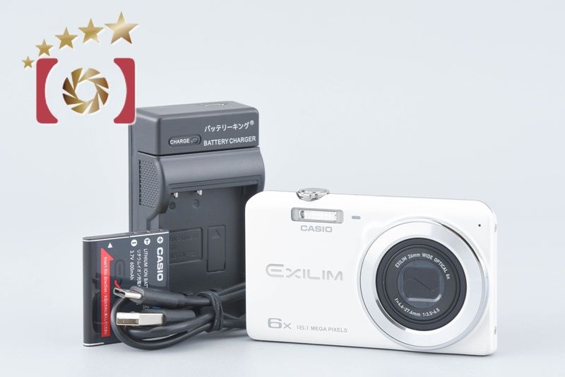 CASIO カシオ 【】Casio カシオ EXILIM EX-ZS26 ホワイト コンパクト