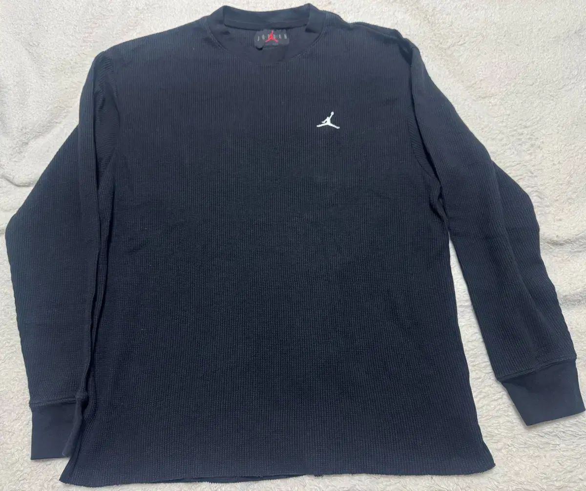ジョーダン ブラック ワッフル ロングスリーブ L