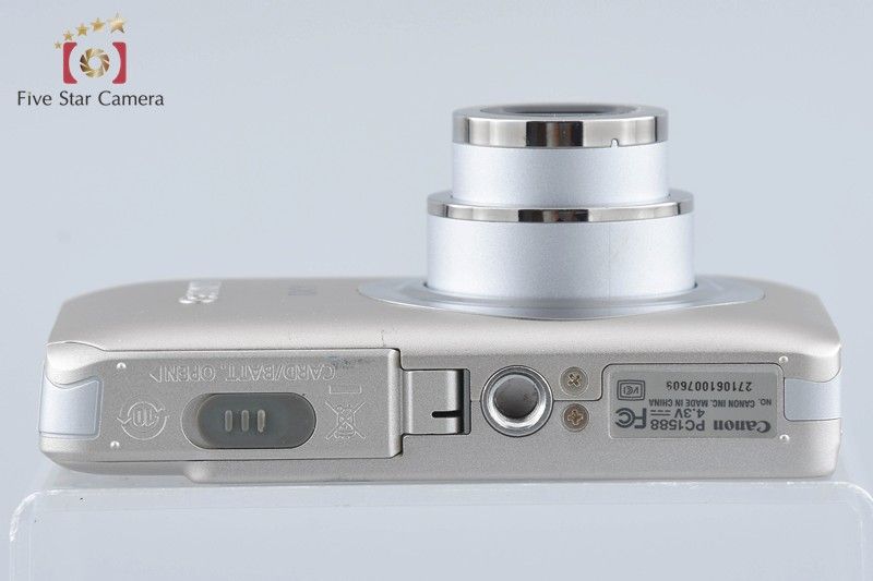 Canon キヤノン 【】Canon キヤノン IXY 210F シルバー コンパクト 