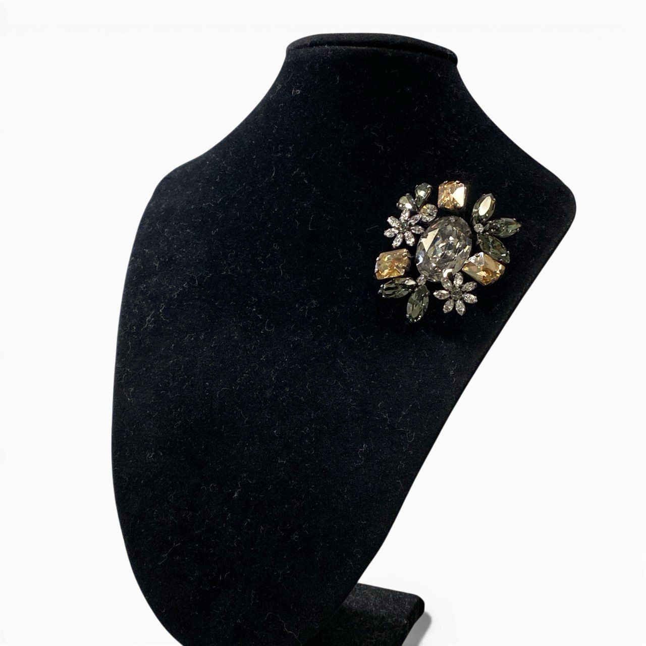 a5 FOXEY フォクシー ビジュー ブローチ ラインストーン アクセサリー