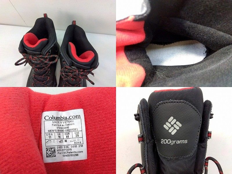  s 26 g 028 k Columbia コロンビア Men Bugaboot 3 メンズ バガブーツ ハイキングブーツ スノーブーツ BI 5980 29 0 cm ブラック 箱なし インソール その他 ブーツ 革靴