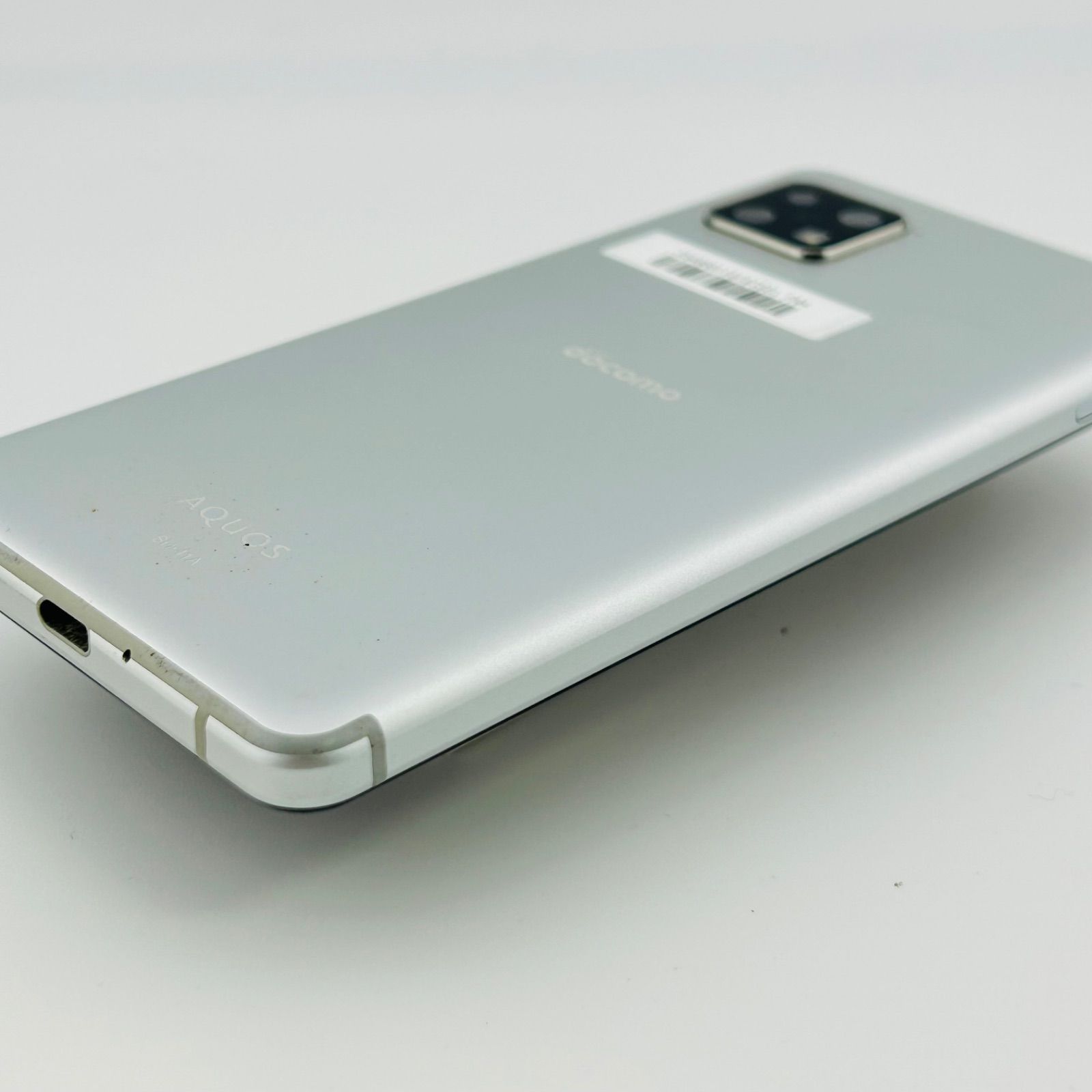 バッテリー良好 AQUOS sense4 SH-41A 64GB シルバー SIMフリー(sim