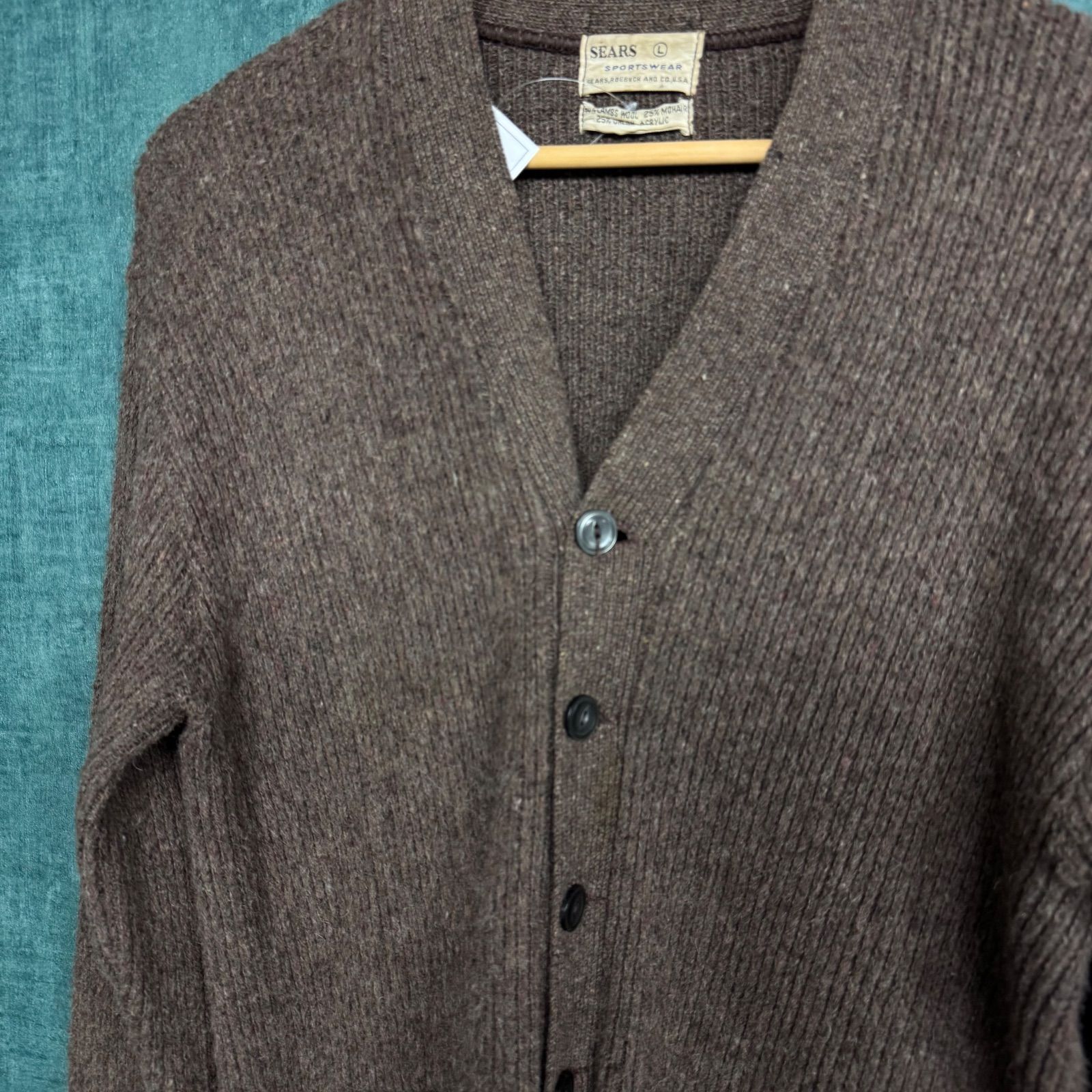 Sears】60s Mohair Cardigan USA製 - メルカリ