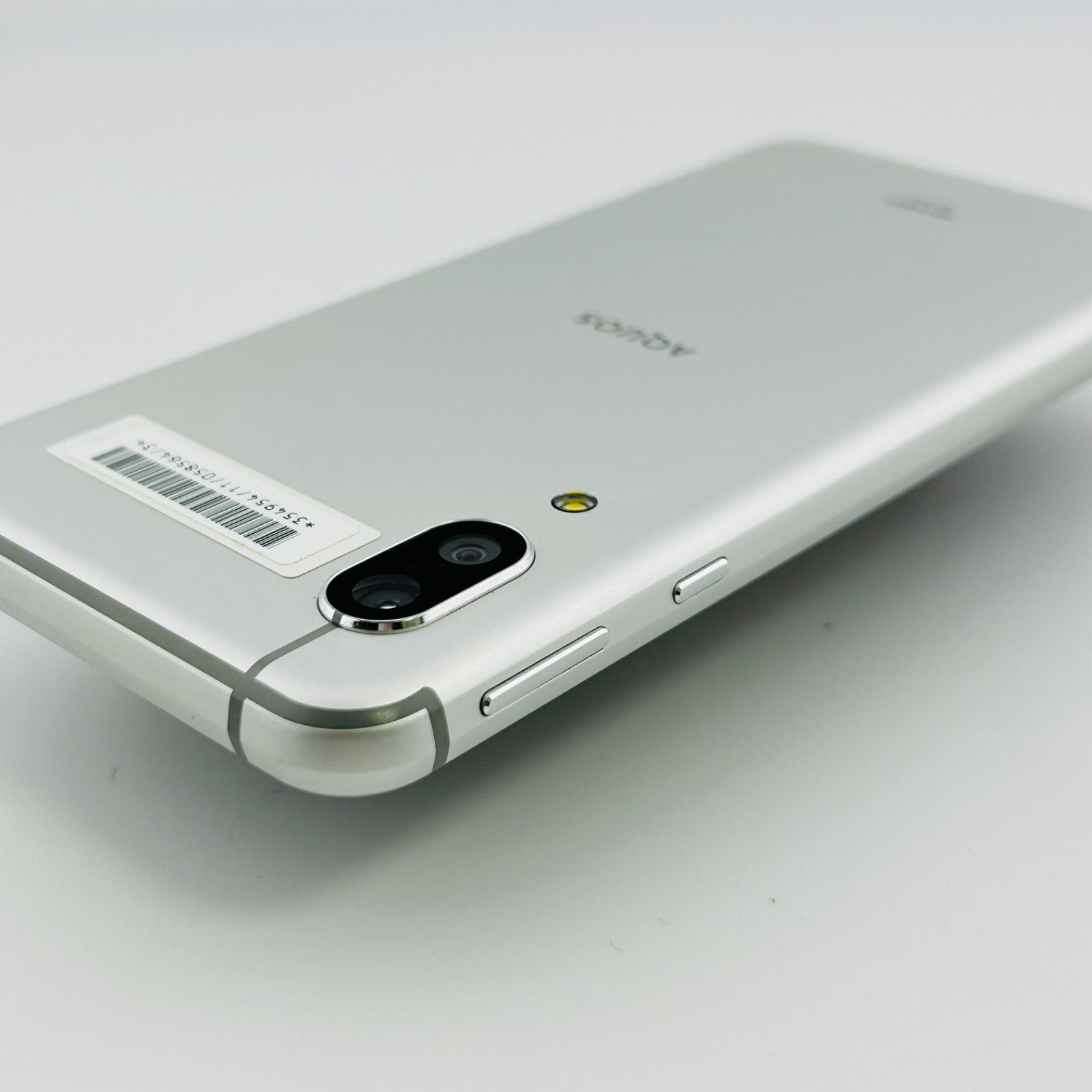 バッテリー良好 AQUOS sense3 SH-M12-y 64GB シルバー SIMフリー(sim