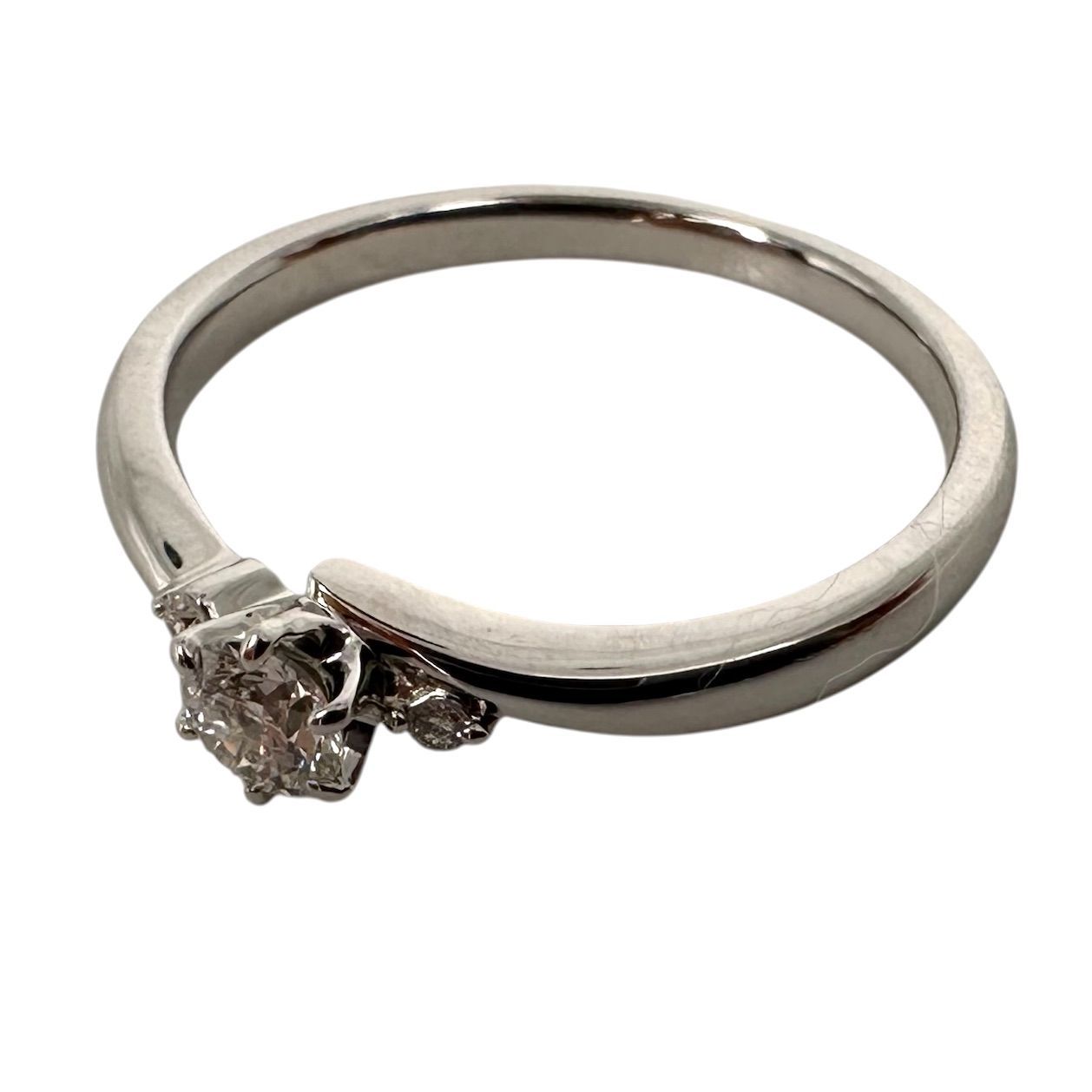 Pt 900リング 2.9 g D 0.155 ct 10号 レディース アクセサリー ジュエリー 指輪 -AB 9304