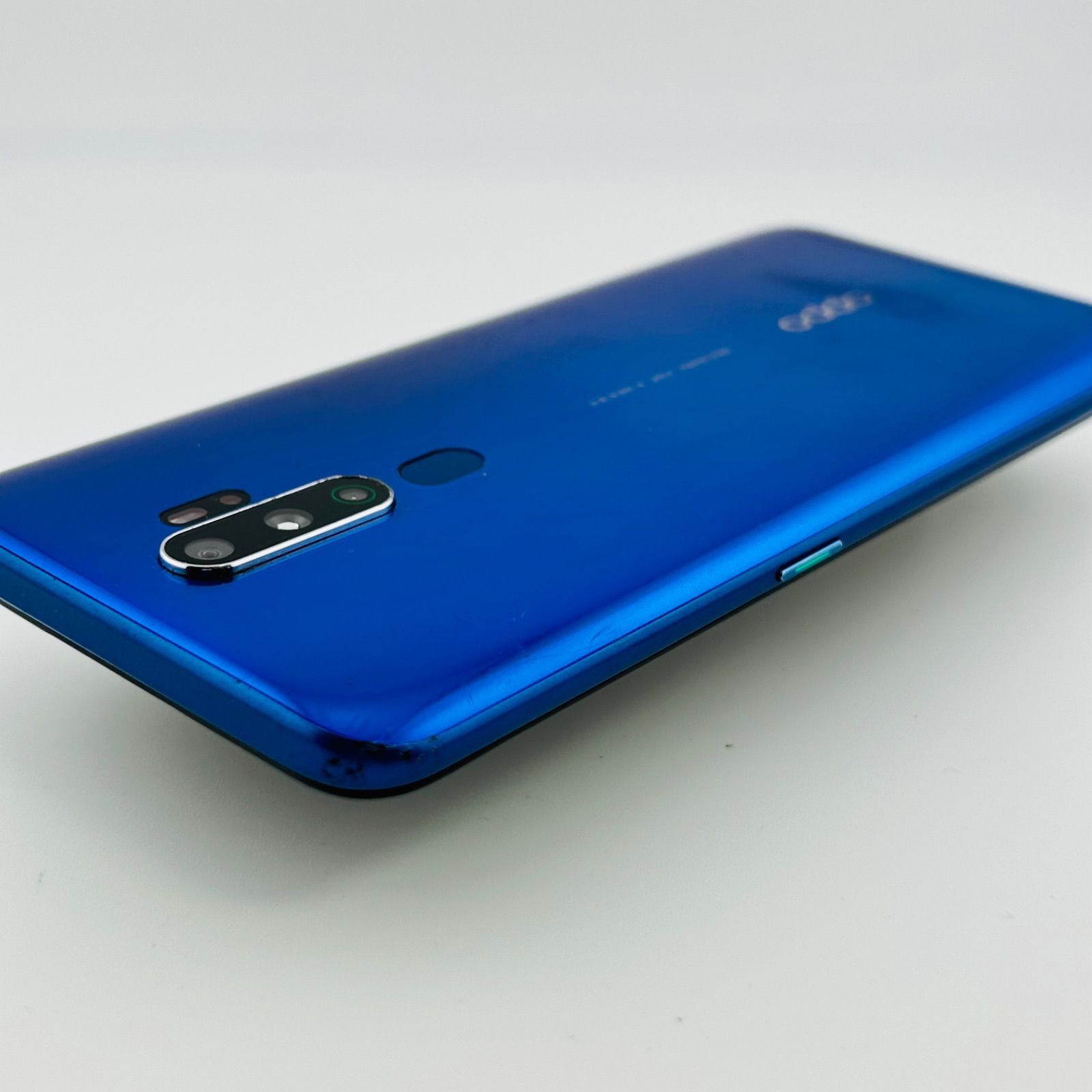 バッテリー良好 OPPO A5 2020 64GB ブルー SIMフリー(simロック解除済