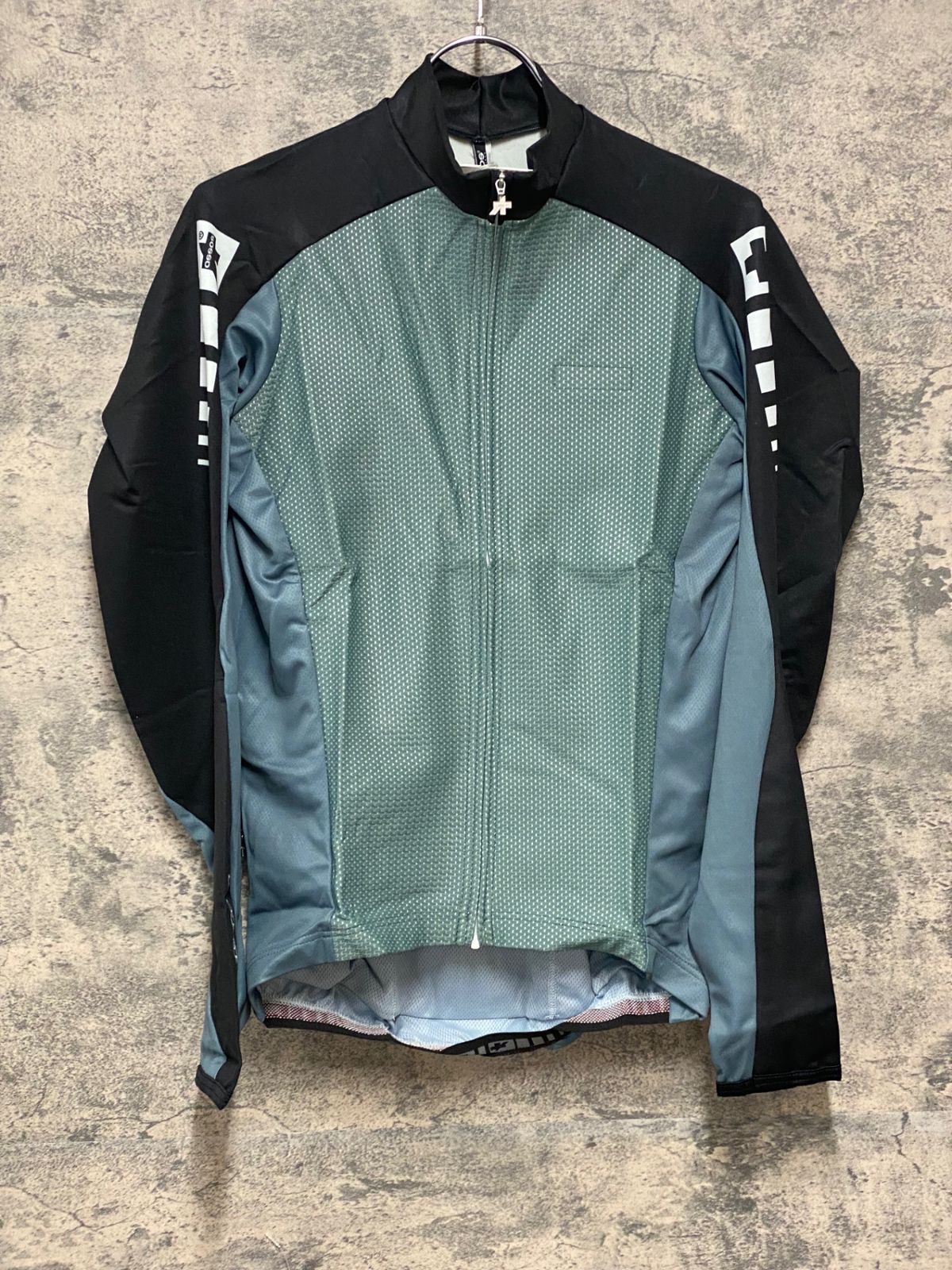 JQ 157 アソス assos INTERMEDIATE 長袖サイクルジャケット 緑 M 裏起毛