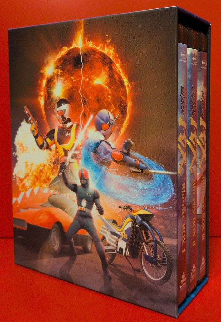 特撮Blu ray 初回BOX付 仮面ライダーBLACK RX Blu BOX全3巻 セット