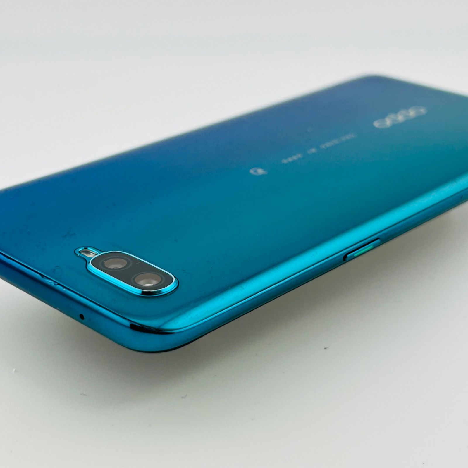 バッテリー良好 OPPO Reno A CPH1983 64GB ブルー SIMフリー(simロック