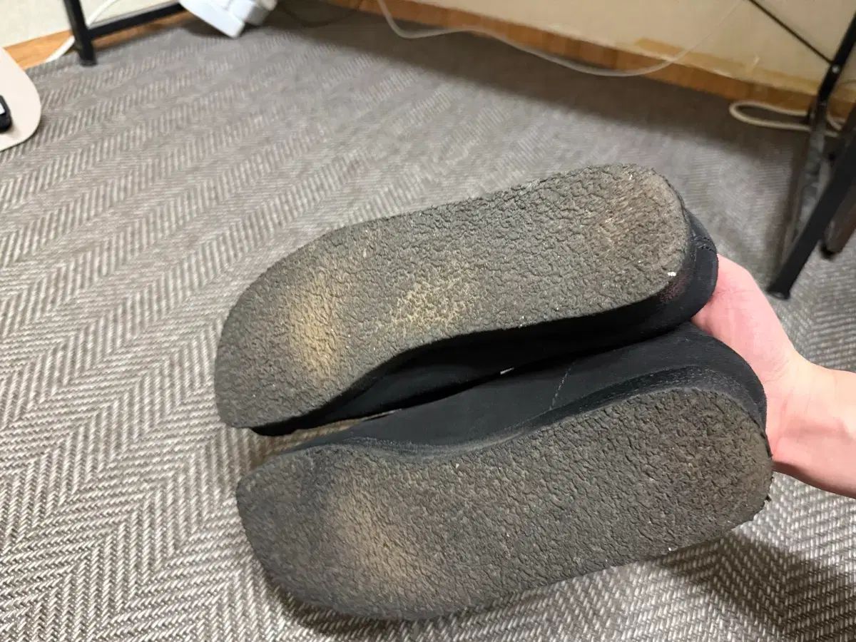  クラークス ワラビー ブラック 270 uk 9 ローファー ブーツ 革靴