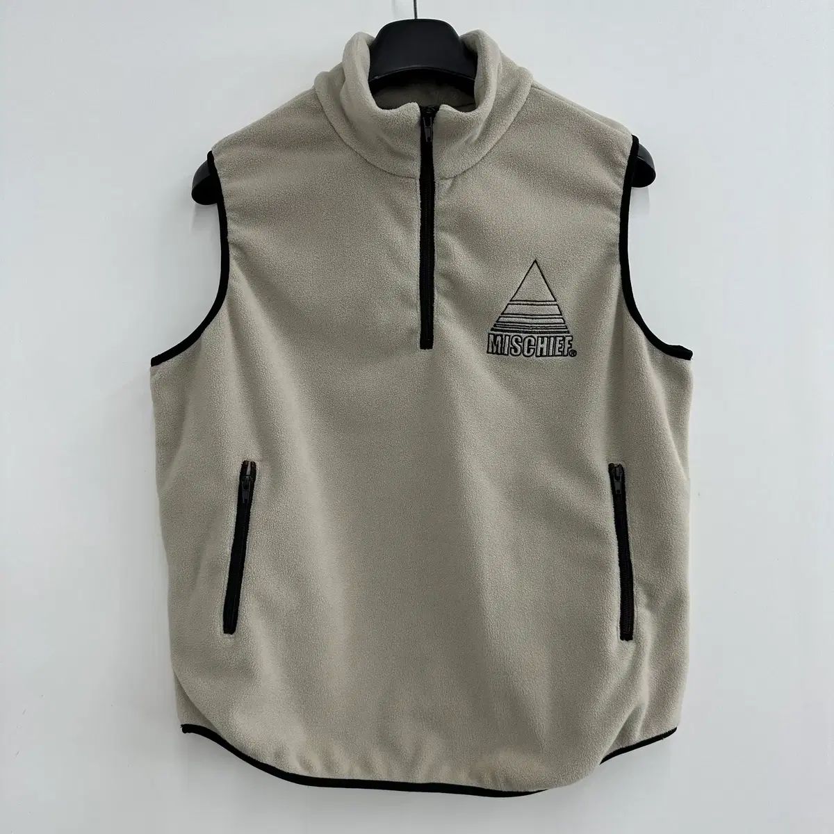 90 ミスチーフ レディース ルーズフィット フリース ベスト