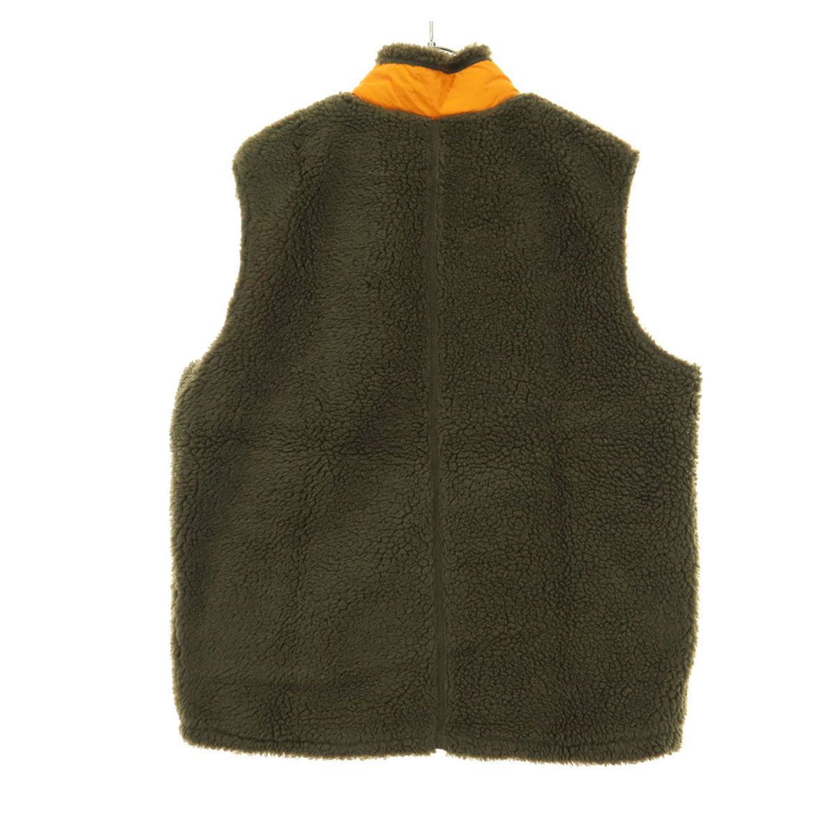 美品 Patagonia パタゴニア ボアベスト M フード有り patagonia パタゴニア ワンポイントロゴ ツートンカラー ノースリーブ