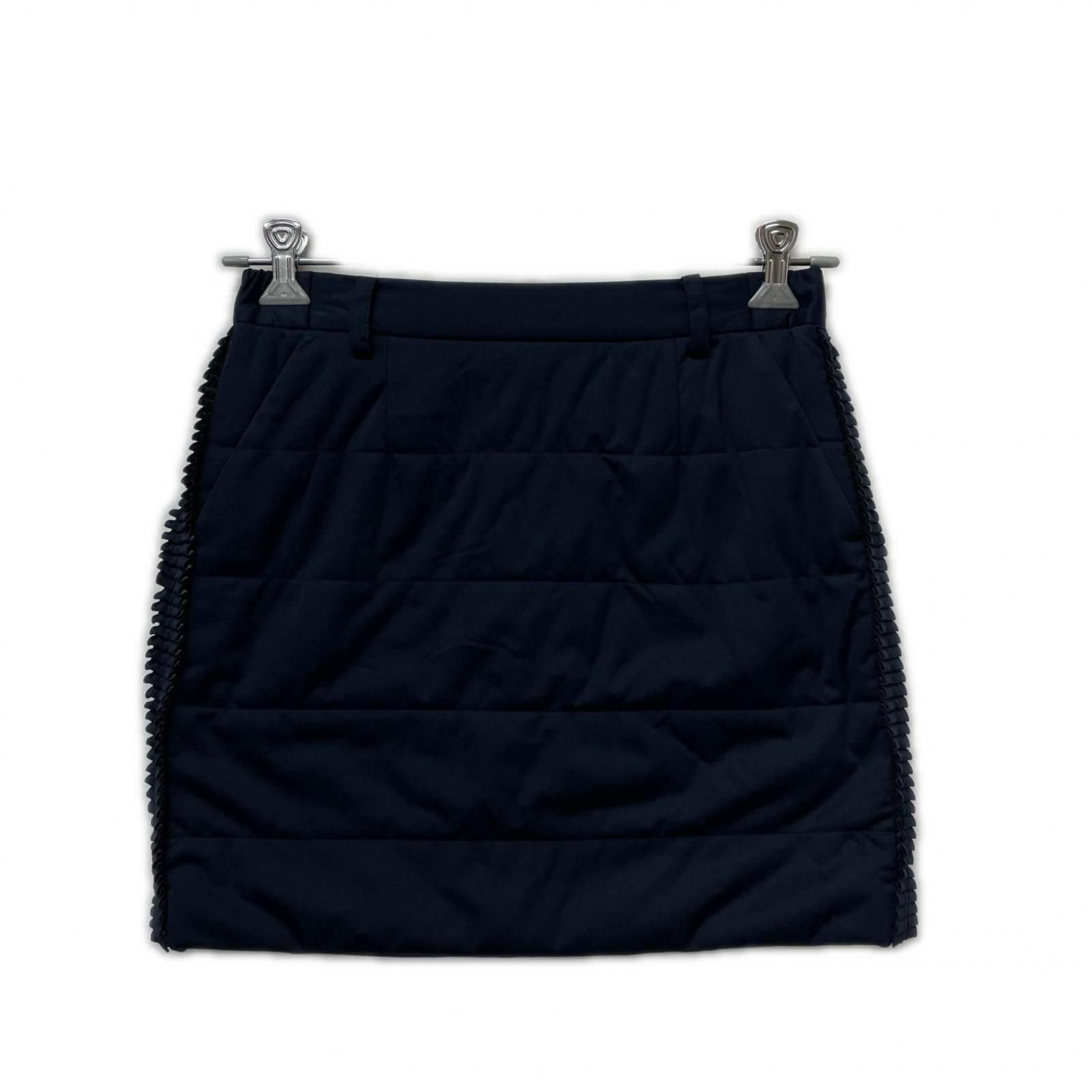 レディース アルチビオ archivio スカート 38 M ネイビー 中わた入り 軽量 防寒対策