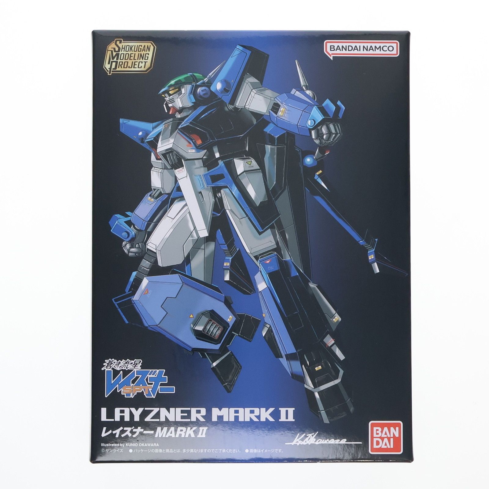 食玩 ムバンダイ SMP SHOKUGAN MODELING PROJECT レイズナーMARK II 蒼き流星SPTレイズナー プラモデル バンダイ