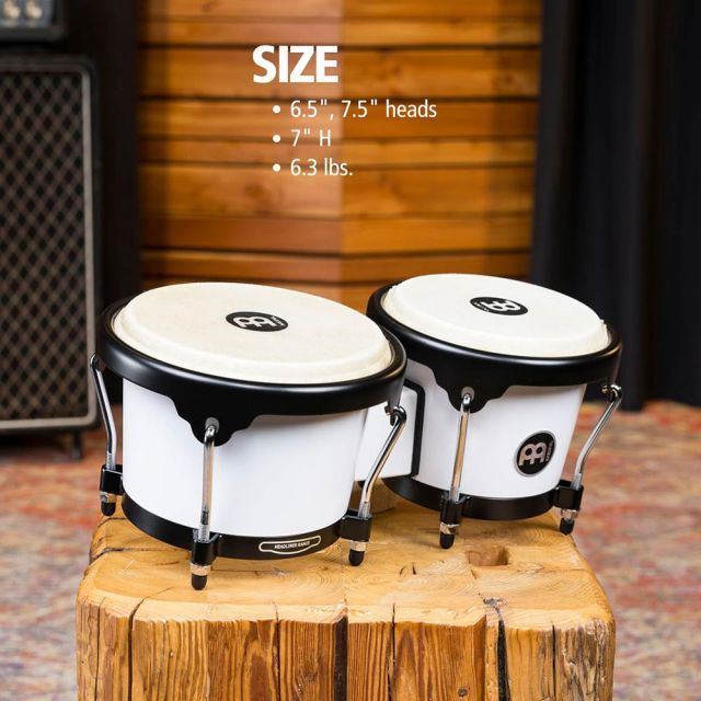  MEINL Percussion マイネル ボンゴ Journey Series Bongo HB 50 WH タンバリン パーカッション 打楽器