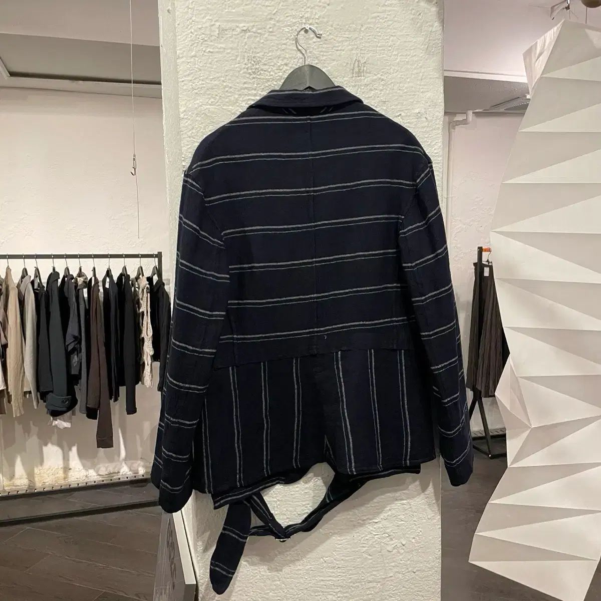 コム・デ・ギャルソン シャツ ストライプ ジャケット - メルカリ