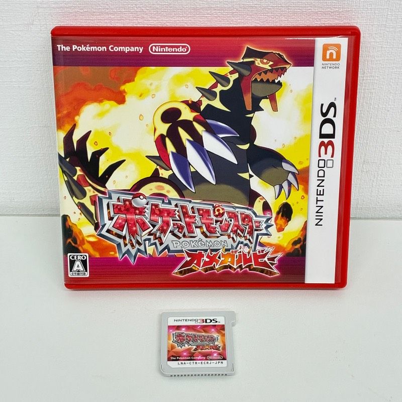 初期化済み】 Nintendo 3DS ポケットモンスター オメガルビー 任天堂