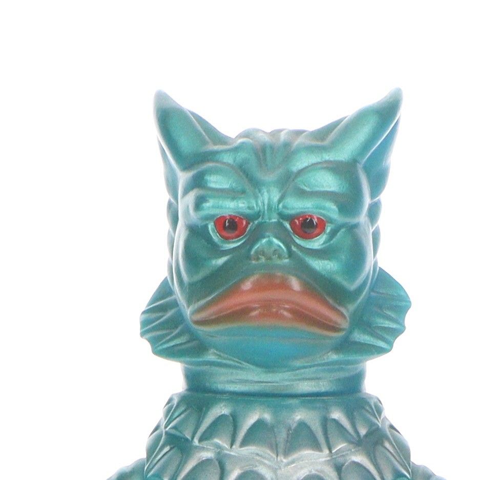 ラゴン「ウルトラQ」登場怪獣（Ｍ１号）ソフビフィギュア 未開封 世紀の大怪獣 海底原人 ラゴン(ライトブルー×グリーン) ウルトラQ 完成