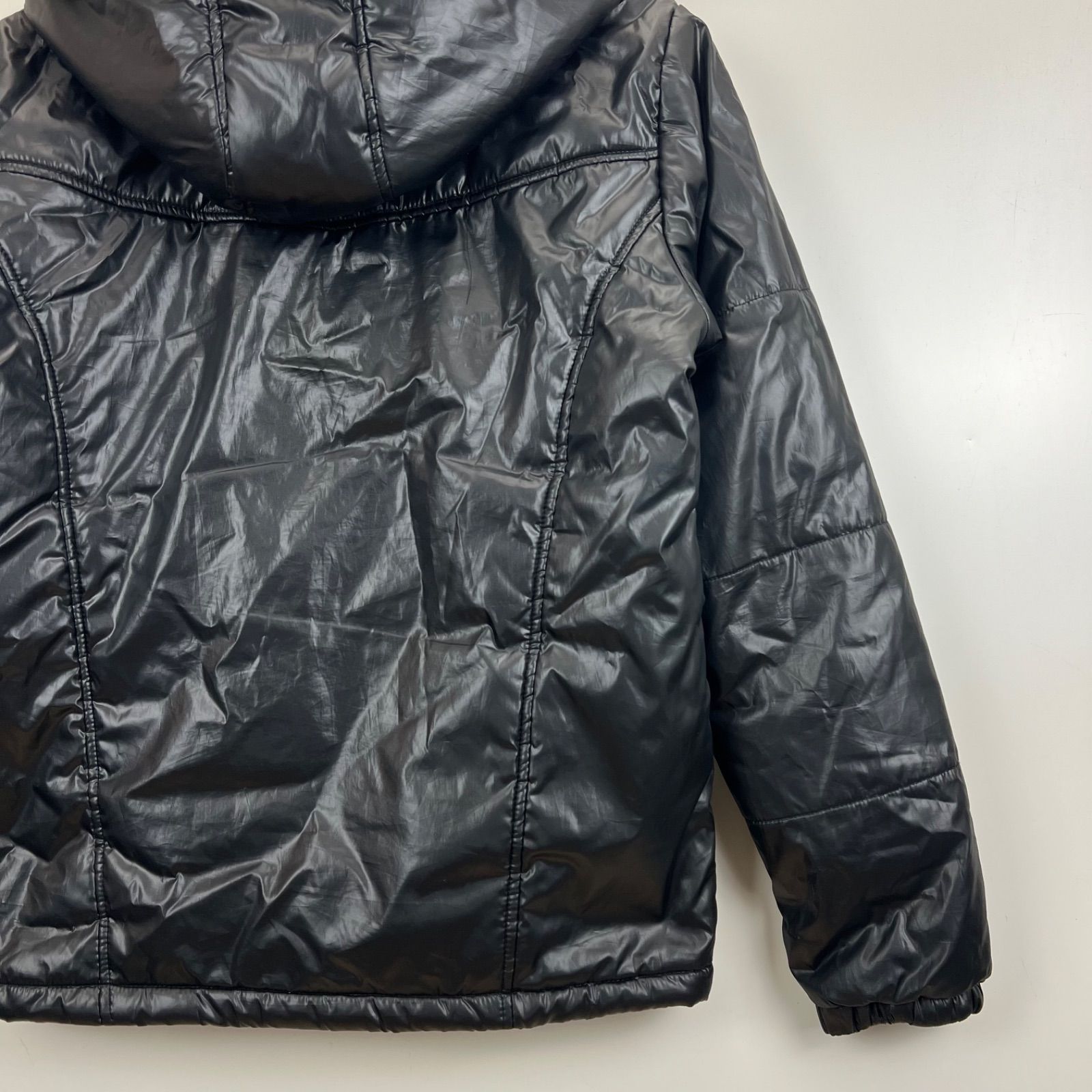 RUSS-K 00s y2k archive Fur shiny puff jacket M ラスケー 光沢 