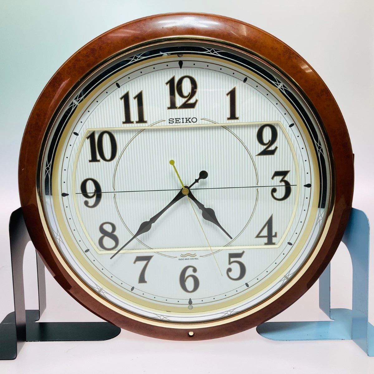 ◎◎SEIKO セイコー からくり時計 電波掛時計 RE559B 文字盤開閉がた