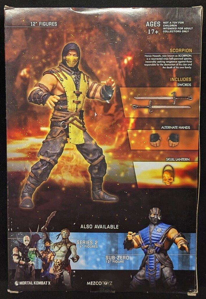 MEZCO 12 FIGURE SCORPION