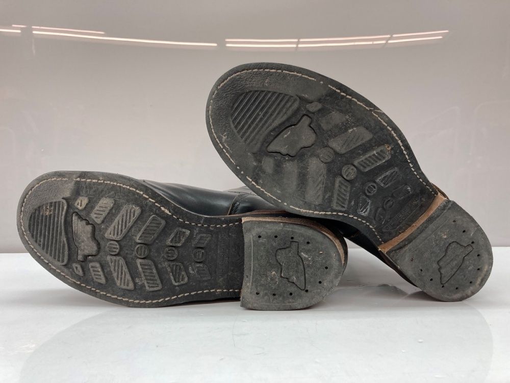 レッドウィング RED WING BOOTS エンジニア ブーツ ベルト ロング アウトドア 茶芯 シューズ 黒 9268 メンズ靴 ブラック サイズ 9 1 2 D 104 S 1114 エンジニアブーツ ブーツ 革靴 靴