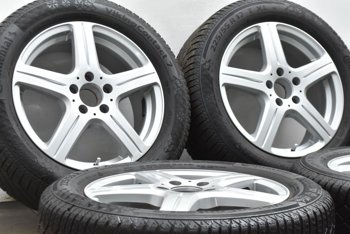 交換用に ユーロフォルッシュ 17 in 7 J 51 PCD 112 コンチネンタル バイキングコンタクト7 225 55 R ベンツ Vクラス