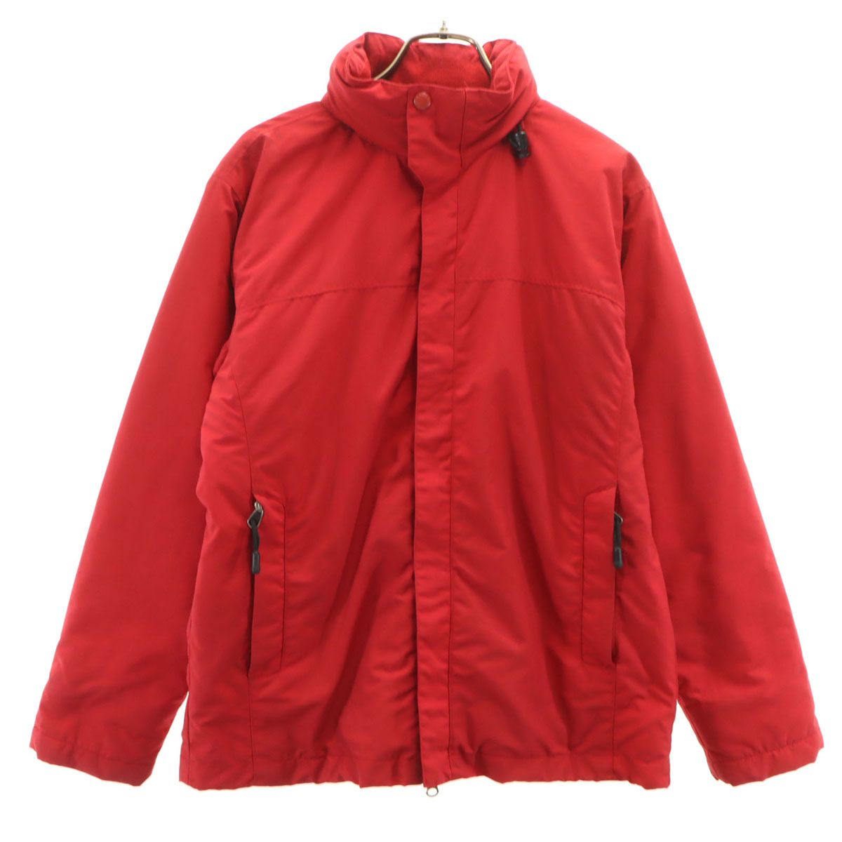 AIGLE エーグル ナイロンジャケット XS レッド アウトドア メンズ 古着 