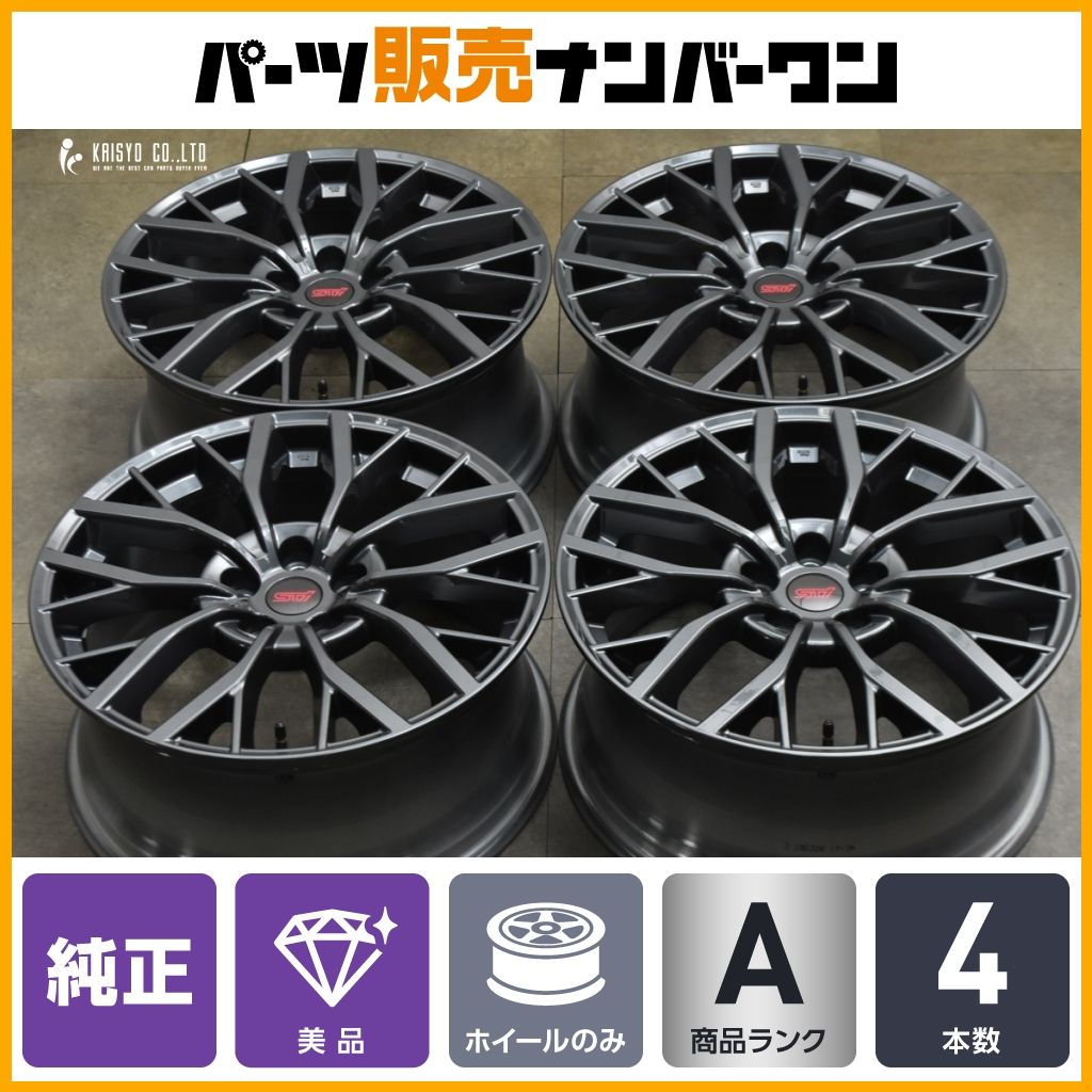 スバル WRX STI 18 in 8 5 J 55 PCD 114 3 4本セット レヴォーグ レイバック インプレッサ フォレスター クロストレック 流用