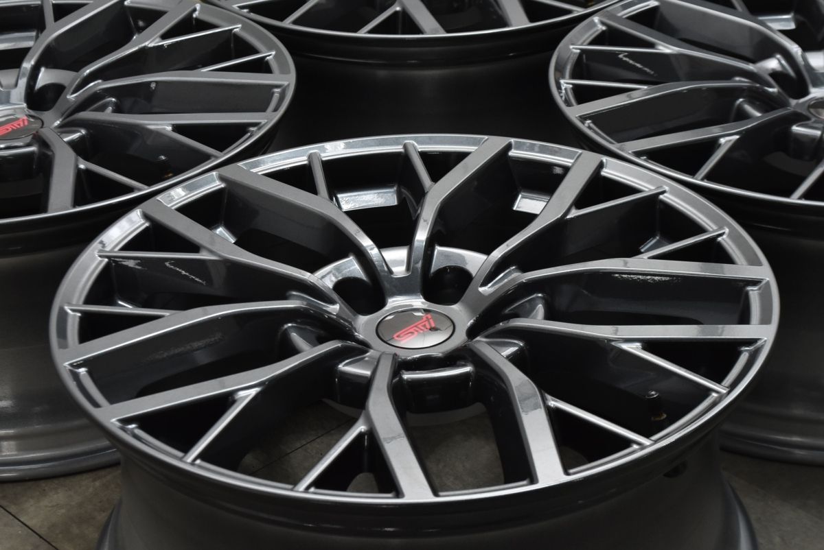 スバル WRX STI 18 in 8 5 J 55 PCD 114 3 4本セット レヴォーグ レイバック インプレッサ フォレスター クロストレック 流用